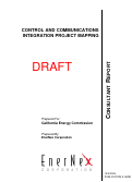 Cover page: Control and Communications Integration Project Mappings