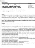 Cover page: Ambivalent Sexism and Reported Relationship Qualities in Emerging Adult Heterosexual Dating Couples