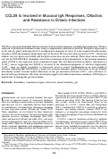 Cover page: CCL28 Is Involved in Mucosal IgA Responses, Olfaction, and Resistance to Enteric Infections