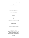 Cover page: The Role of Exploratory Data Analysis and Pre-processing in Omics Studies