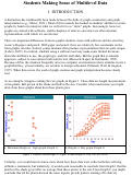 Cover page: Students Making Sense of Multi-level Data