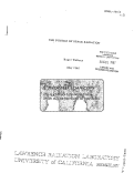 Cover page: THE PHYSICS OF SPACE RADIATION