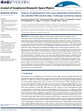 Cover page: Analysis of plasmaspheric hiss wave amplitudes inferred from low-altitude POES electron data: Technique sensitivity analysis