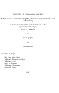 Cover page: Robust source localization using the generalized array invariant and a vertical array