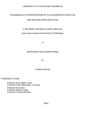 Cover page: Computational and Statistical Methods for Extracting Biological Signal from High-Dimensional Microbiome Data