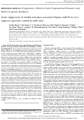 Cover page: Acute suppression of insulin resistance-associated hepatic miR-29 in vivo improves glycemic control in adult mice