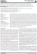 Cover page: Measurement and Reliability of Response Inhibition