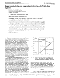 Cover page: Superconductivity and magnetism in the Ho1−xErxRh4B4 alloy system