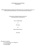 Cover page: Shifting Skilled Migration Trends in the Global Economy: A Comparative Analysis of International Student Mobility to the United Arab Emirates and Russia