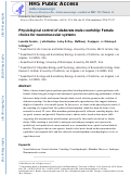 Cover page: Physiological control of elaborate male courtship: Female choice for neuromuscular systems