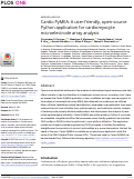 Cover page: Cardio PyMEA: A user-friendly, open-source Python application for cardiomyocyte microelectrode array analysis