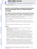 Cover page: No effect of attentional bias modification training in methamphetamine users receiving residential treatment.