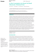 Cover page: In Situ Cranioplasty for Renal Cell Skull Metastasis: Technical Note.