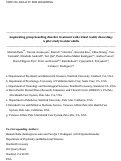 Cover page: Augmenting group hoarding disorder treatment with virtual reality discarding: A pilot study in older adults