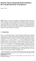 Cover page: Stepwise Square Integrable Representations: The Concept and Some Consequences