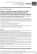 Cover page: Blockchain-enabled immutable, distributed, and highly available clinical research activity logging system for federated COVID-19 data analysis from multiple institutions