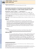 Cover page: Automated computation of functional vascular density using laser speckle imaging in a rodent window chamber model.