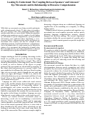 Cover page: Looking To Understand: The Coupling Between Speakers’ and Listeners’ Eye Movements and its Relationship to Discourse Comprehension