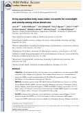 Cover page: Using appropriate body mass index cut points for overweight and obesity among Asian Americans