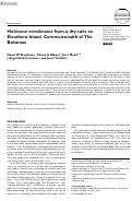 Cover page: Holocene vertebrates from a dry cave on Eleuthera Island, Commonwealth of The Bahamas