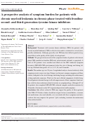 Cover page: A prospective analysis of symptom burden for patients with chronic myeloid leukemia in chronic phase treated with frontline second‐ and third‐generation tyrosine kinase inhibitors