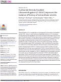 Cover page: Cushioned-Density Gradient Ultracentrifugation (C-DGUC) improves the isolation efficiency of extracellular vesicles