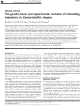 Cover page: The genetic basis and experimental evolution of inbreeding depression in Caenorhabditis elegans