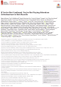 Cover page: If Youre Not Confused, Youre Not Paying Attention: Ochrobactrum Is Not Brucella.