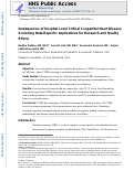 Cover page: Inadequacies of hospital-level critical congenital heart disease screening data reports: implications for research and quality efforts