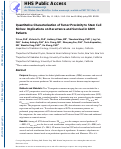 Cover page: Quantitative Characterization of Tumor Proximity to Stem Cell Niches: Implications on Recurrence and Survival in GBM Patients