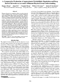 Cover page: A Comparative Evaluation of Approximate Probabilistic Simulation and DeepNeural Networks as Accounts of Human Physical Scene Understanding