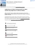 Cover page: Implications of alder shrub growth for alpine tundra soil properties in Interior Alaska