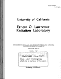 Cover page: THE RHENIUM NUCLEAR QUADRIPOLE RESONANCE SPECTRA IN DIRHENIUM DECACARBONYL.