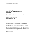 Cover page: Freeway Safety as a Function of Traffic Flow: The FITS Tool for Evaluating ATMS Operations