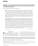 Cover page: Validation of a point-of-care polymerase chain reaction assay for detection of Streptococcus equi subspecies equi in rostral nasal swabs from horses with suspected strangles.