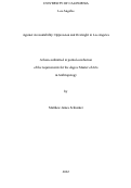 Cover page: Against Accountability: Oppression and Oversight in Los Angeles