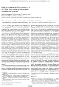 Cover page: Reply to comment by H. Vereecken et al. on â��Field observations of soil moisture variability across scalesâ��