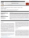 Cover page: Total knee arthroplasty after Hauser procedure: beware of the patellar tendon!