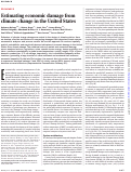 Cover page: Estimating economic damage from climate change in the United States