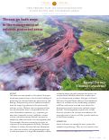 Cover page: Threats go both ways in the management of volcanic protected areas