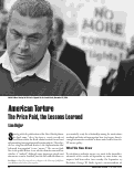 Cover page: American Torture: The Price Paid, the Lessons Learned