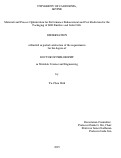 Cover page: Materials and Process Optimization for Performance Enhancement and Cost Reduction for the Packaging of LED Emitters and Solar Cells