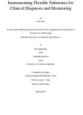 Cover page: Instrumenting Flexible Substrates for Clinical Diagnosis and Monitoring
