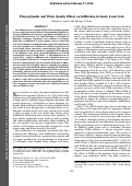 Cover page: Polyacrylamide and water quality effects on infiltration in sandy loam soils