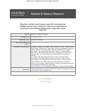 Cover page: Nicotine, Cotinine, and Tobacco-Specific Nitrosamines Measured in Children’s Silicone Wristbands in Relation to Secondhand Smoke and E-cigarette Vapor Exposure