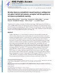 Cover page: Nicotine improves probabilistic reward learning in wildtype but not alpha7 nAChR null mutants, yet alpha7 nAChR agonists do not improve probabilistic learning