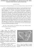 Cover page of Distribution and Dispersal of the South Pacifc Tree, Fagraea Berteriana (Loganiaceae)