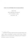 Cover page: Work and Car Ownership Among Welfare Recipients