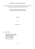 Cover page: The self-expressive edge of sex segregation : the role of gender schemas and self- conceptions in college major selection and career launch