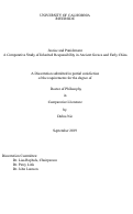 Cover page: Justice and Punishment: A Comparative Study of Inherited Responsibility in Ancient Greece and Early China